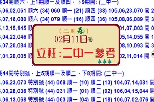 【六合之森三重森】2/11(014)立柱:(二)二中一參考