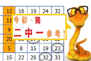 今彩二中一參考今彩蛇出洞!07月20日精采分享