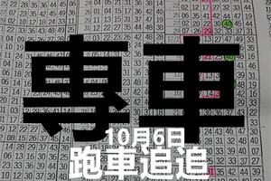 10月5日 六合彩六合 跑車噗噗 專車獨支獨碰 版路