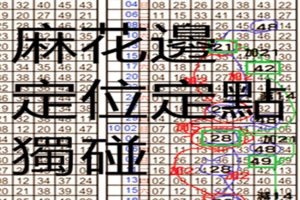 10月25日 六合 定點定位加減和數 麻花邊 ~ 獨碰二星 ~ 版路 分享