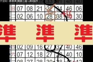 11月13日 六合彩 準準準 獨碰二星 ~準4個月