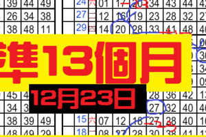 12月23日 六合彩 準13個月 獨支 專車 ...逗...版...面