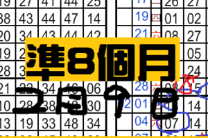 2月9日 六合彩 準8個月 獨支專車