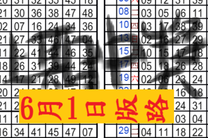 6月1日六合彩 準4期 獨支專車 上期中獎板路