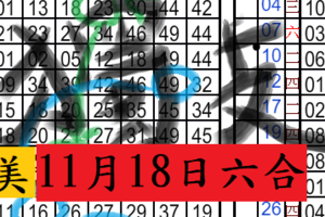 11月18日六合主專車+孤支