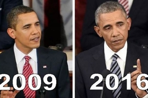 10張總統上任和卸任時的「急速臭老」對比照！歐巴馬還不是最慘...最後一張「川普4年後」的樣子讓網友笑到閃尿了！