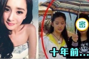 10年前楊冪在片場給劉亦菲撐傘，楊冪有沒有整容一看便知！