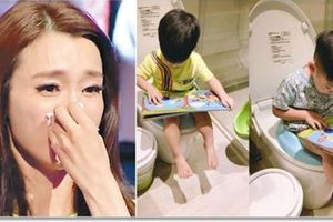 范瑋琪貼出這張「兒子上廁所照」被罵爆！她難得動怒回嗆：「去別處發脾氣....」怒槓上網友！