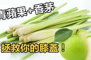 太神奇了！香茅＋青蘋果=膝蓋軟骨重生！ 