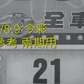 2/8.9 今彩 【財神密碼】參考 兩期用
