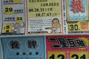 10/4 港 六合.（水報，夢雲軒，紫竹寺，武兌宮）。喜歡何數自由配，配出234星，參考，參考。
