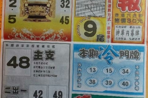 10/4 港 六合.（火報，黃府千歲，慶安宮，萬塚君）。超重點喜歡何數自由配，配出234星，參考，參考。