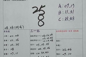 10/4 港 六合.（普濟佛堂，石頭公，發現金，財神送財報）。多張重點財報喜歡何數自由配，配出234星，參考，參考。