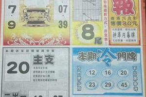 10/11港 六合.（火報，武聖關公，李府大元帥）。喜歡何數自由配，配出234星，參考，參考。