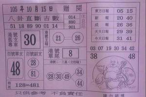 10/15 六合 【58張超強殺豬財神報】重點一次滿足你發財的願望。參考。參考。