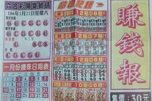 1/24 港六合 【賺錢報，天師府，龍財神，白鶴仙姑，錢員外，土地公等，35張財報讓你配二三星。參考。參考。