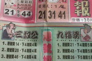 2/23  港六合 【太陽報，尚報，中國聯合報】多張財報讓你參考，參考。