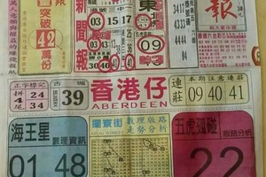 4/6 港六合 【中國新聞報，準籤早報，善隱寺，雷公神，黑面天神】目標三星，殺豬頭，參考，參考。