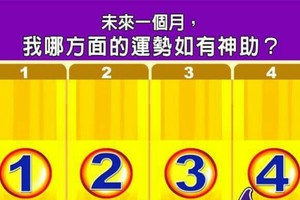 超神測驗~【未來一個月，我在哪方面的運勢如有神助？】。留言1688一路發。。