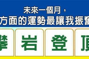 超神準測驗~【未來一個月，哪方面的運勢最讓我振奮？】留言一路發。。。 