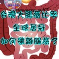 台灣大腸癌比率全球居冠