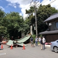  年久失修，《幸運星》動畫聖地鷲宮神社鳥居倒塌