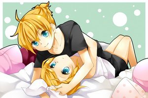鏡音雙子本污出天際香蕉把橘子傷害了
