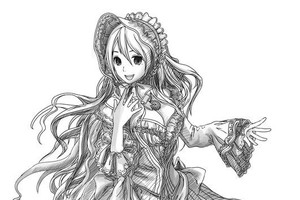 動漫女僕繪畫步驟解析
