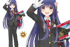變相的文化傳播，世界文化遺產瑞士雷蒂亞鐵路推出日式萌妹子官方擬人形象