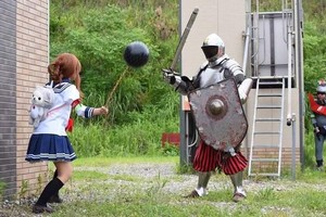 日本舉行COSPLAY生存遊戲艦娘大戰中世紀騎士