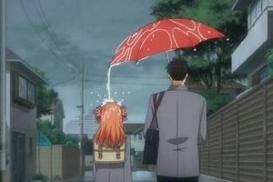 可怕！日本六旬男人與JK共傘露不可描述之物