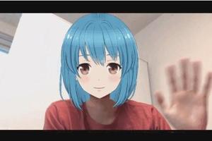  Live 2D 與iPhone X 使大叔假冒美少女角色聊天成為可能
