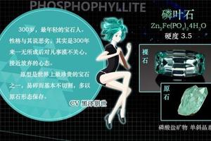 《寶石之國》裡面的各種礦石原型、硬度、人物介紹