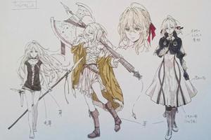 紫羅蘭的永恆花園女主三版人設公開，過去竟是荒野求生的小蘿莉！