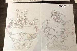 魔鬼的印象野獸的外表，Khara 官方twitter 展示EVA 機體設計多張草圖