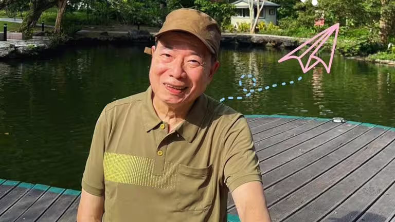 廖峻日前三度中風。(圖/翻攝自歐吉尚臉書) 廖峻日前三度中風。(圖/翻攝自歐吉尚臉書)