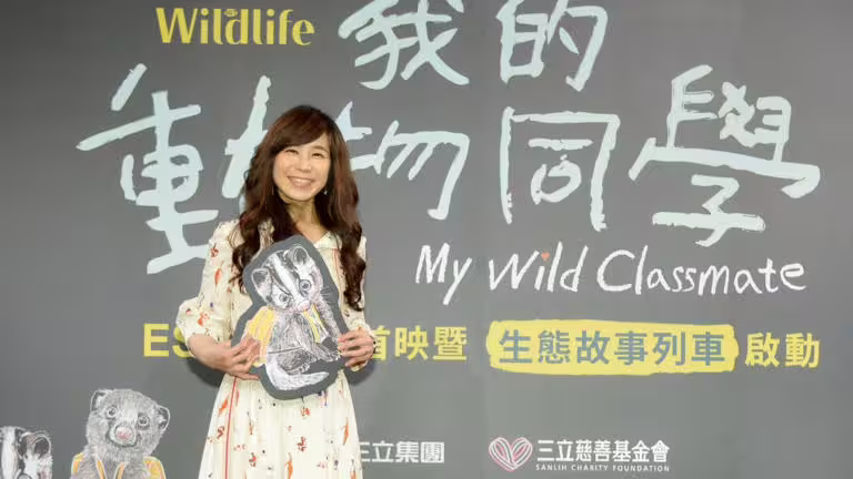 白心儀出席生態紀錄片首映記者會。(圖/三立提供) 白心儀出席生態紀錄片首映記者會。(圖/三立提供)