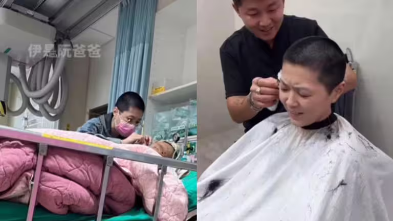 金曲歌后曹雅雯陪爸爸對抗病魔,透過剃平頭聲援至親。(圖/翻攝自曹雅雯IG) 金曲歌后曹雅雯陪爸爸對抗病魔,透過剃平頭聲援至親。(圖/翻攝自曹雅雯IG)