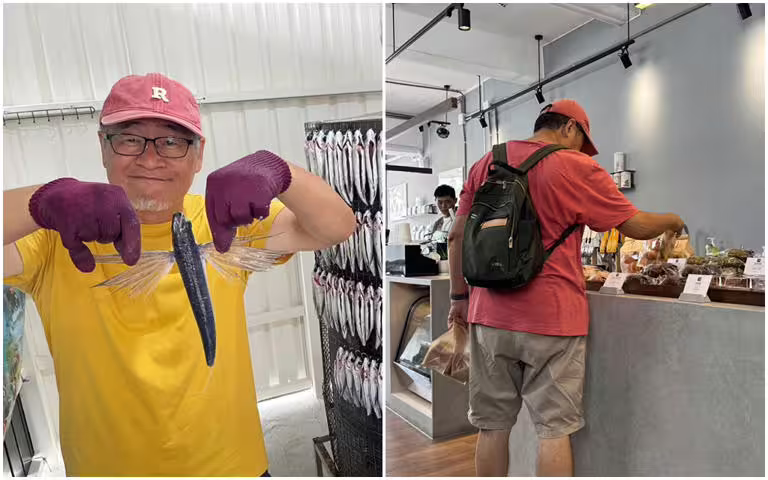 好友劉克襄追憶王浩一工作時的認真模樣及最後背影。（圖／攝自FB@劉克襄）