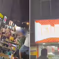 樓上住戶嫌餐廳太吵潑水　樓下多人酒瓶砸窗反擊