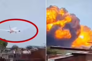 客機剛起飛即墜機！機上242人傷亡不明　最新失事畫面曝