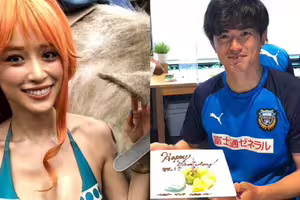 日本「真人娜美」閃電曝婚訊！ 喜嫁愛情長跑10年最帥國腳