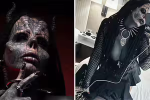 只花4年「全身被刺青覆蓋」 她「原本清純模樣」曝光 只花4年「全身被刺青覆蓋」 她「原本清純模樣」曝光