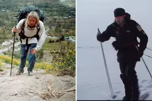 29歲男打賭「徒步環遊世界一周」　他真的走27年！終於快到家