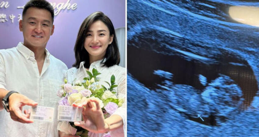 46歲洪小鈴與張天霖登記結婚 雙喜臨門宣布懷孕「升格人母」