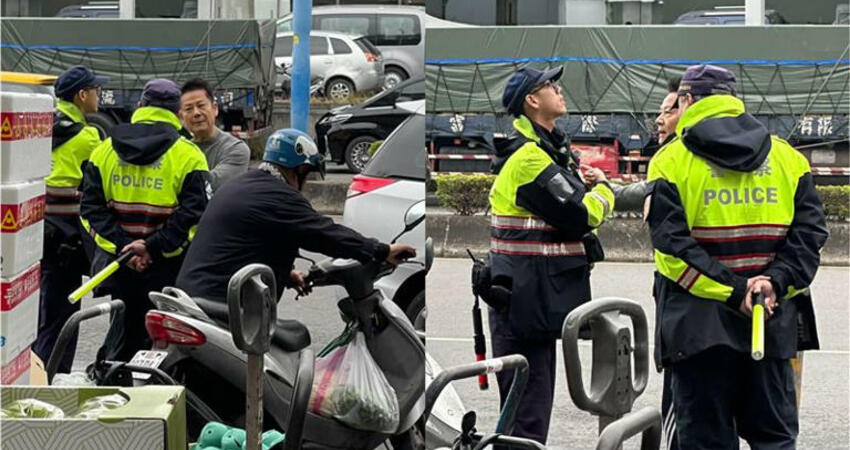 畫面曝光！徐乃麟買水果違停紅線「戰警察」疑爆衝突 警公布真實影像