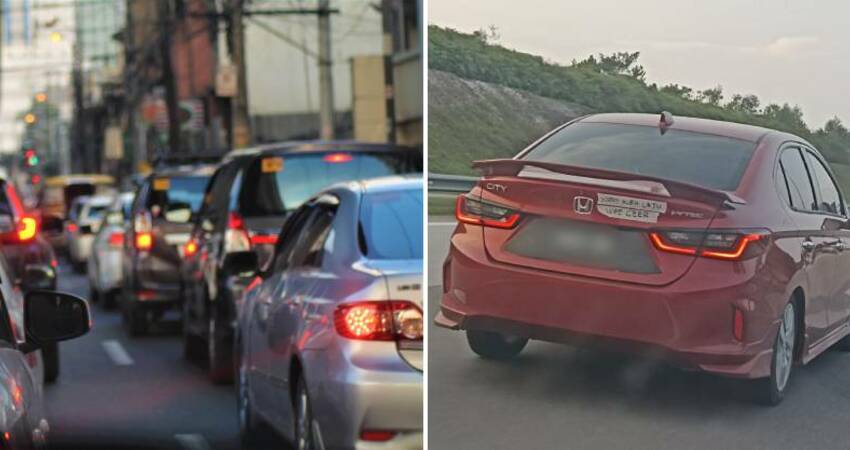 下班遇到龜速車超火大　靠近看到他「後車箱貼紙」卻不氣了