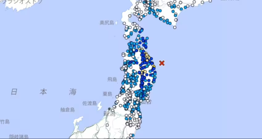 日本東北外海再發6.1強震　氣象廳警告了