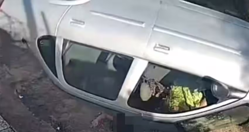 阿嬤開車轉彎煞不住　他破窗噴飛被重壓