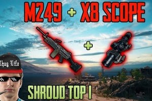 8X SCOPE + M249? M14是啥垃圾阿?我是100連發還加上全自動的M14!!!!